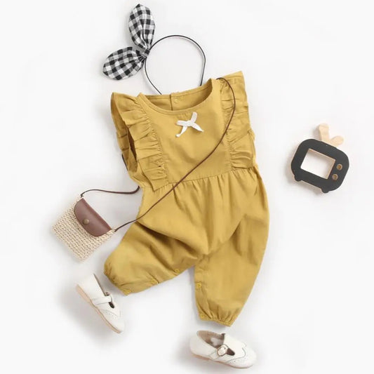 Cotton Baby Girls Rompers