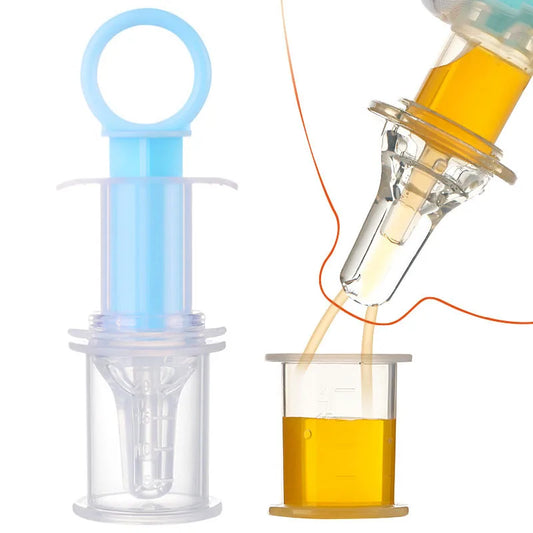 Smart Baby Medicine Feeder Syringe with Pacifier Tip - Anti-Choke Dispenser