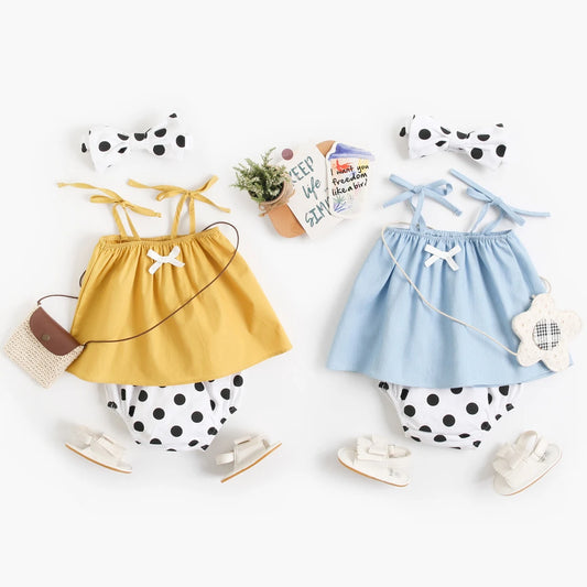 Polka Dot Shorts 2pcs set
