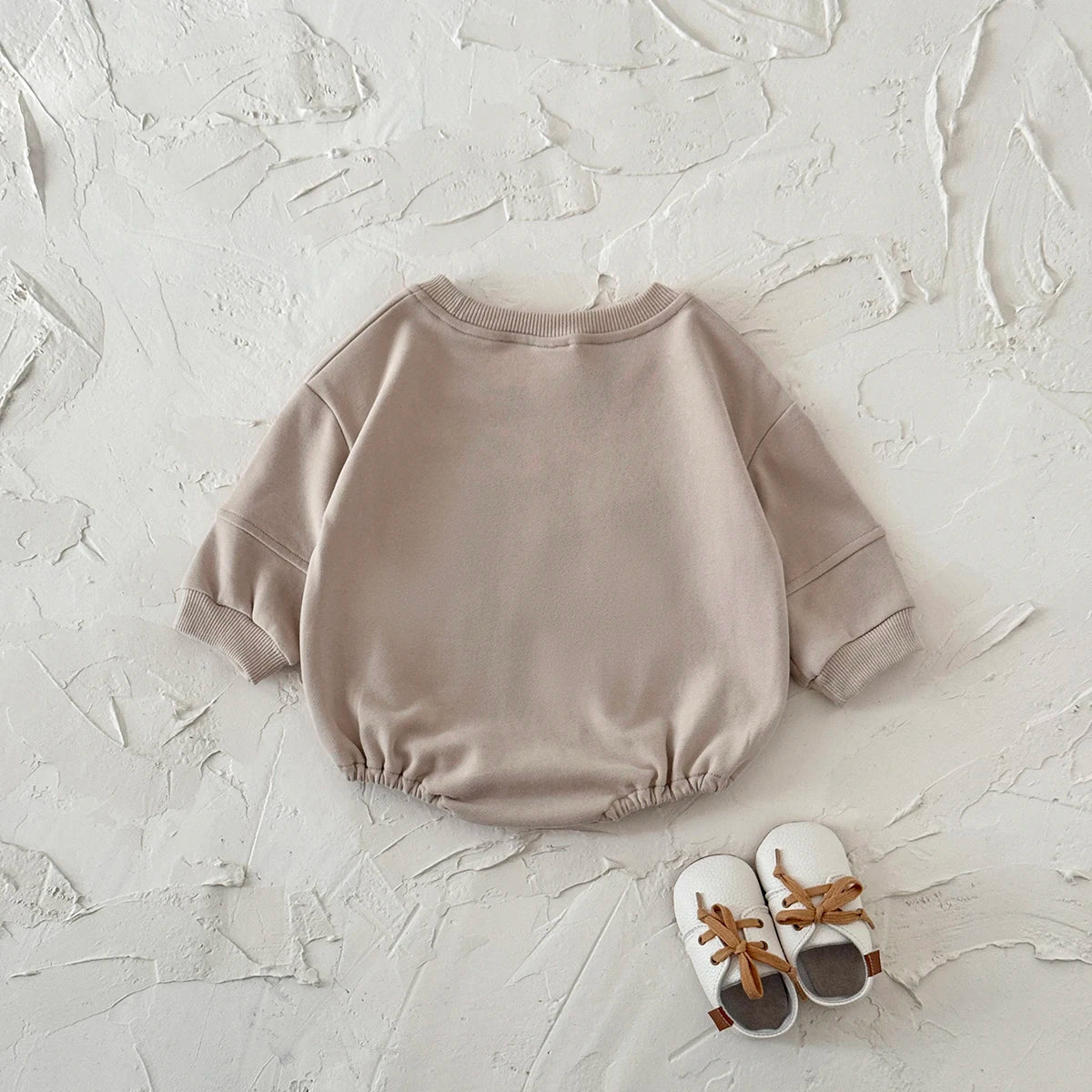 Dinosaur Embroidered Baby Romper - 100% Cotton Sweatshirt Bodysuit for Newborns & Toddlers (1-18 Months)