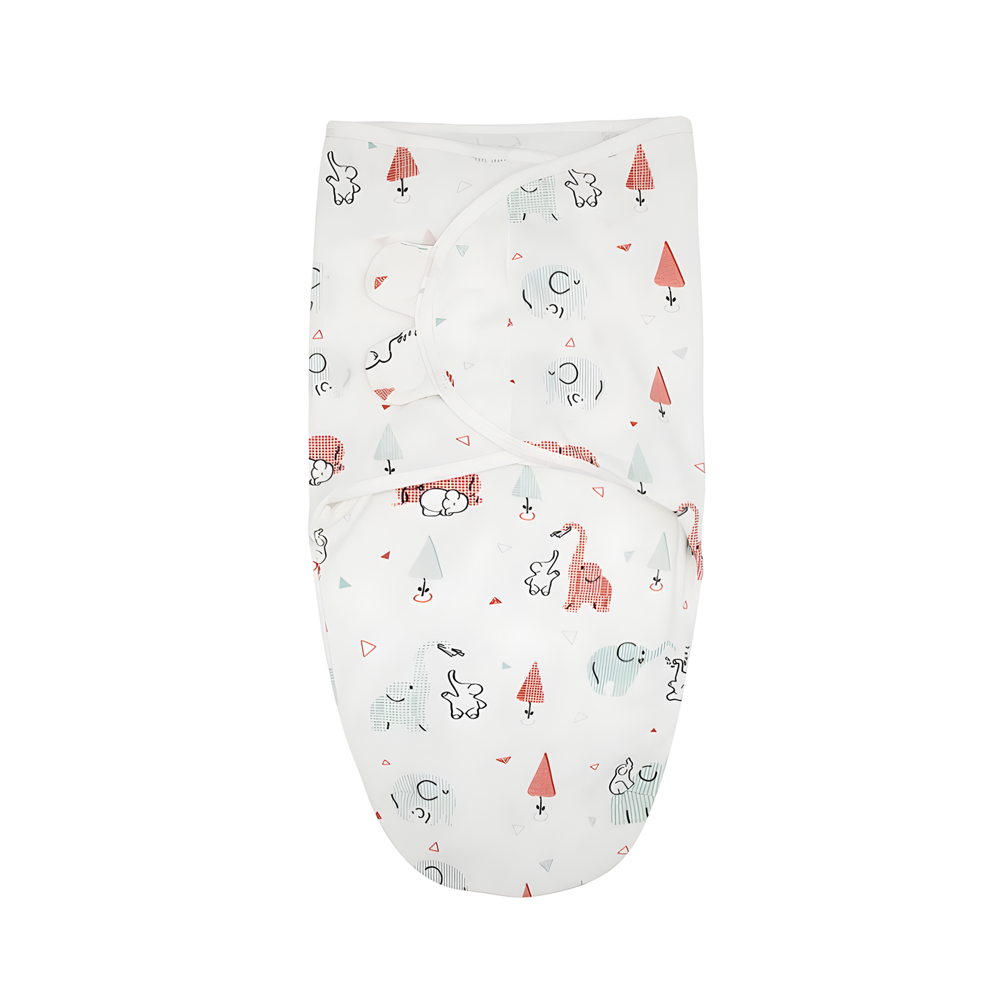 Newborn Baby Swaddle Sleep Sack 0-6M - 100% Cotton 0.5 TOG Summer Lightweight Wrap