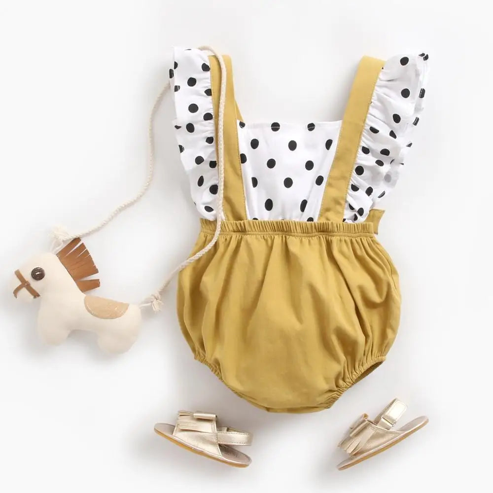 Polka Dot Girls Bodysuits