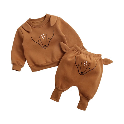 Cute Animal Baby Cotton Clothing Set