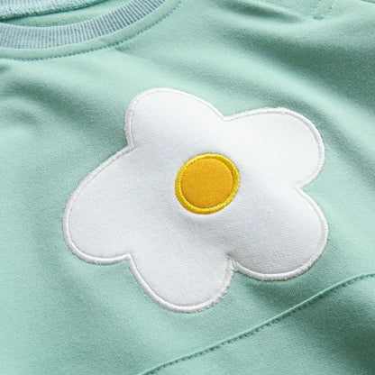 Baby Girl Daisy Romper and Headband Set (0-3T)