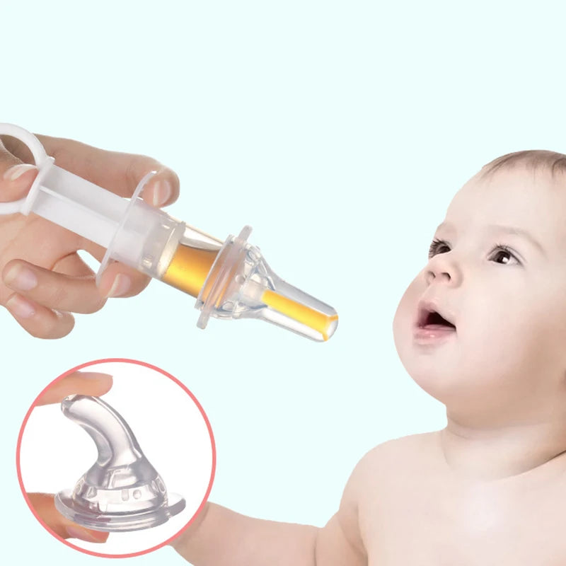 Smart Baby Medicine Feeder Syringe with Pacifier Tip - Anti-Choke Dispenser