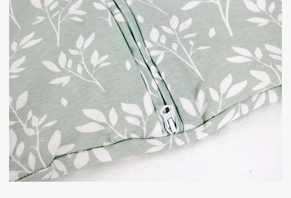 Baby Sleep Sack 1.5 TOG – Cotton Wearable Blanket Vest with Sensory Minky Dot Chest (3-24M)