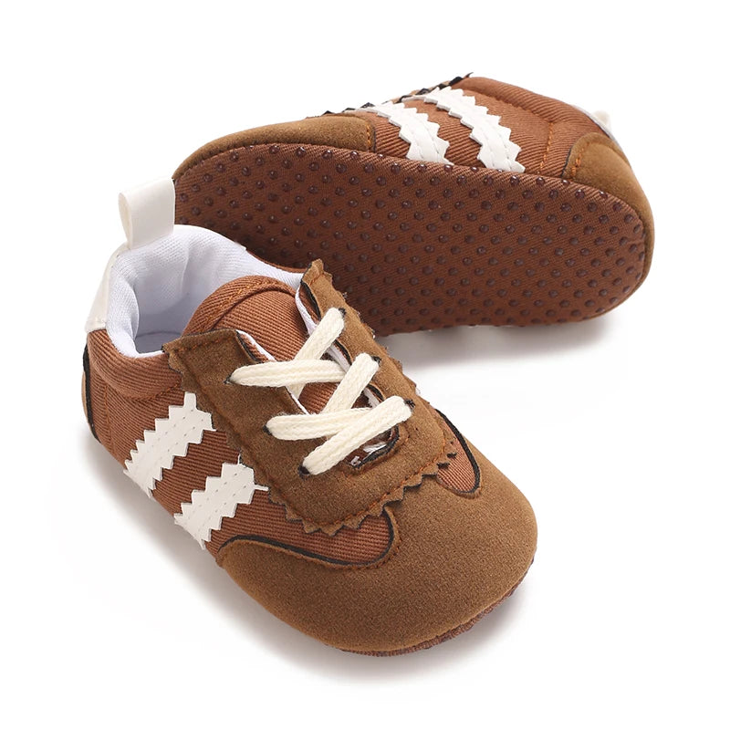 Baby Sneakers - Non-Slip Prewalker Shoes for Boys & Girls (0-18M)