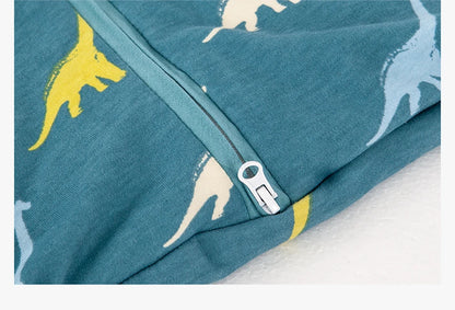 Baby Sleep Sack 1.5 TOG – Cotton Wearable Blanket Vest with Sensory Minky Dot Chest (3-24M)