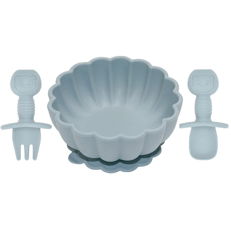 First Stage Silicone Bowl & Utensil Kit