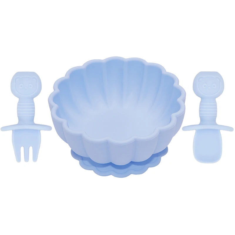 First Stage Silicone Bowl & Utensil Kit