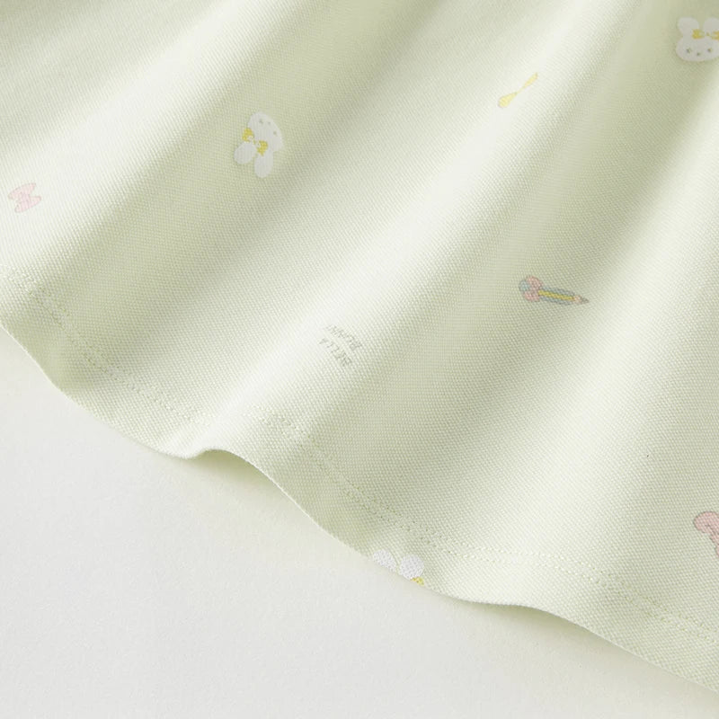 Girls Bunny Easter Dress - Cotton Summer Party Dress (24M-9Y)