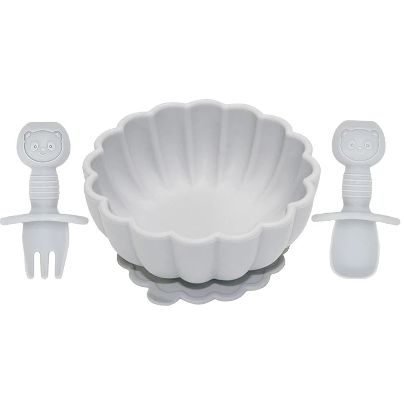 First Stage Silicone Bowl & Utensil Kit