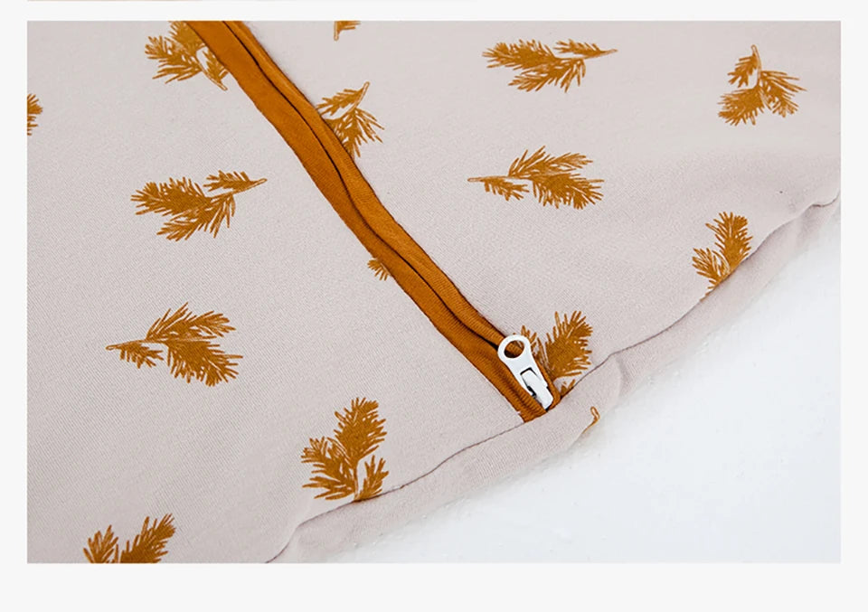 Baby Sleep Sack 1.5 TOG – Cotton Wearable Blanket Vest with Sensory Minky Dot Chest (3-24M)