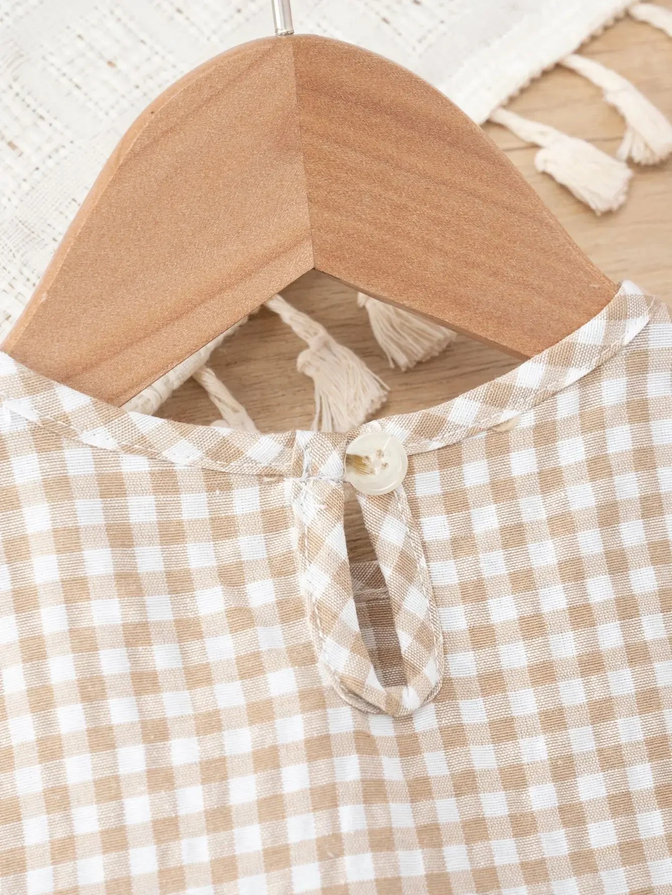 Toddler Girls Gingham Sleeveless Summer Dress – Pastoral Layered Ruffle Dress with Bows (2-7Y)