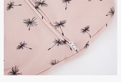 Baby Sleep Sack 1.5 TOG – Cotton Wearable Blanket Vest with Sensory Minky Dot Chest (3-24M)