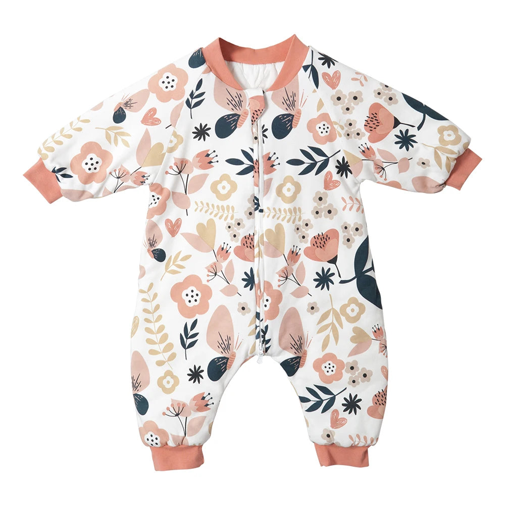 2.5 TOG Winter Walker Sleep Sack | Quilted Cotton Toddler Sleep Suit with Legs