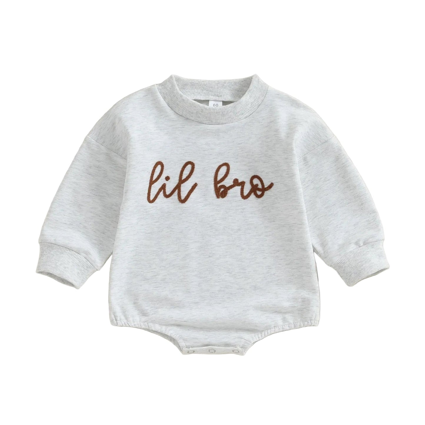 Brother Matching Outfits: Big Bro Sweatshirt & Lil Bro Romper for Baby & Toddler Boys
