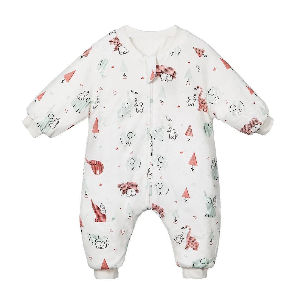 2.5 TOG Winter Walker Sleep Sack | Quilted Cotton Toddler Sleep Suit with Legs