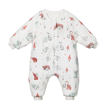 2.5 TOG Winter Walker Sleep Sack | Quilted Cotton Toddler Sleep Suit with Legs