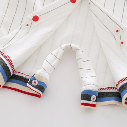 Mommy's All-Star Baby Boy Baseball Shortall - Pure Cotton Victory Jersey (0-18M)