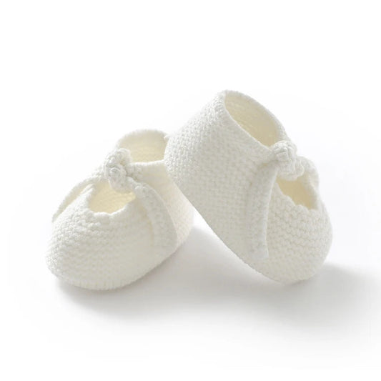 Hand-Knit Baby Shoes