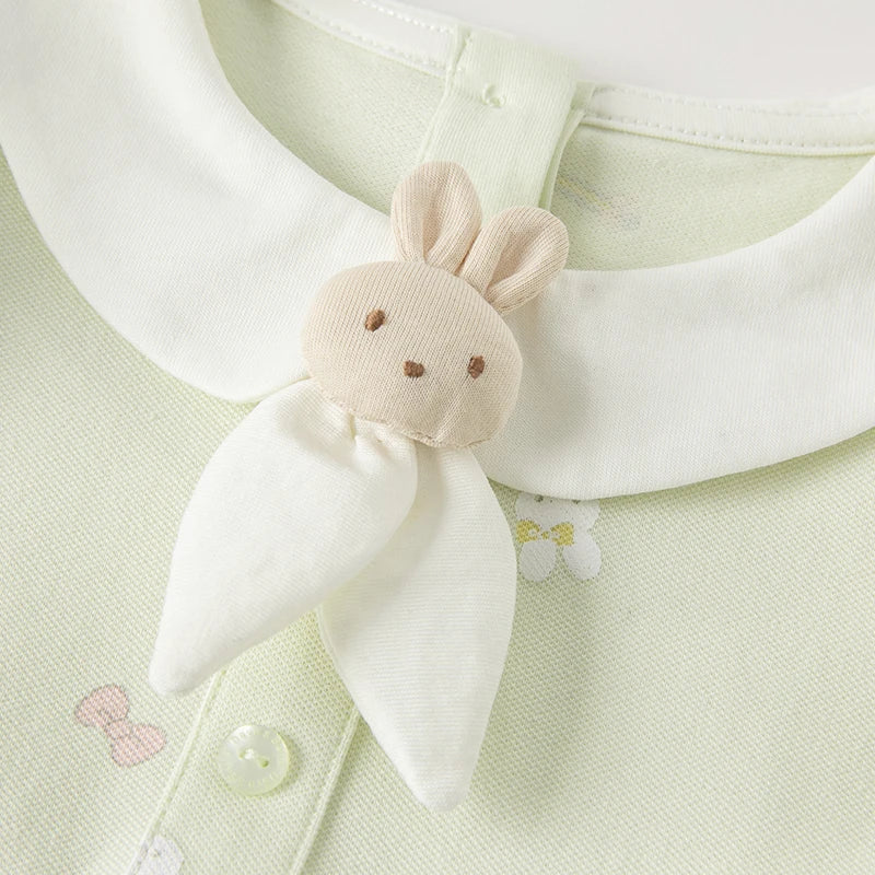 Girls Bunny Easter Dress - Cotton Summer Party Dress (24M-9Y)