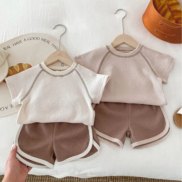 Short sleeved T-shirt Top Set