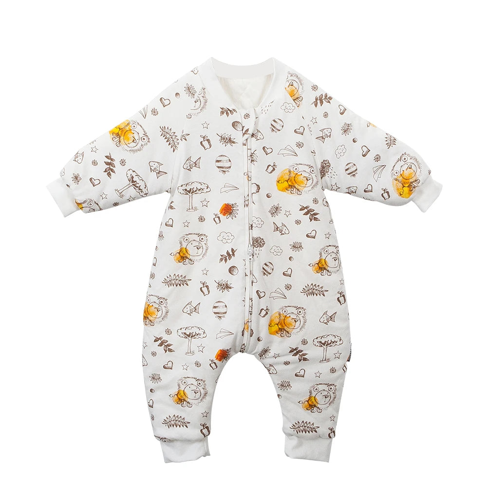 2.5 TOG Winter Walker Sleep Sack | Quilted Cotton Toddler Sleep Suit with Legs