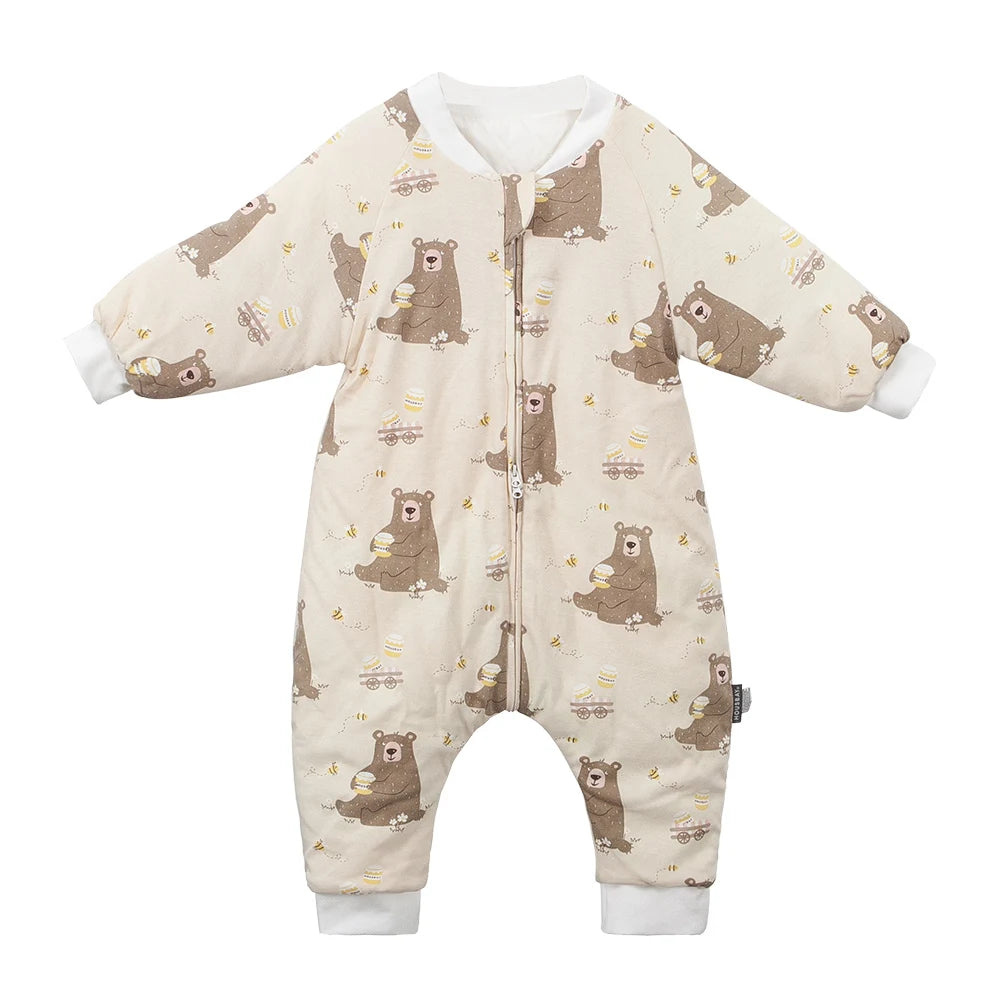 2.5 TOG Winter Walker Sleep Sack | Quilted Cotton Toddler Sleep Suit with Legs