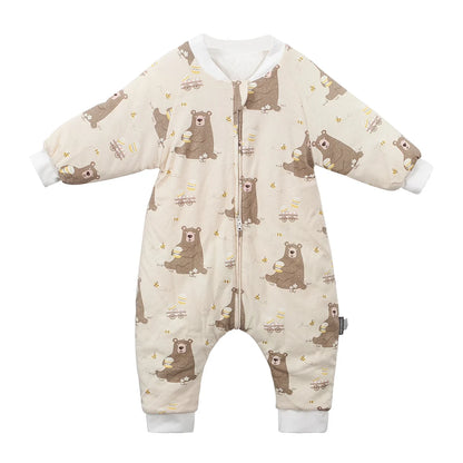 2.5 TOG Winter Walker Sleep Sack | Quilted Cotton Toddler Sleep Suit with Legs