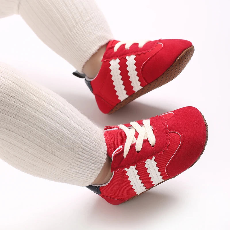 Baby Sneakers - Non-Slip Prewalker Shoes for Boys & Girls (0-18M)