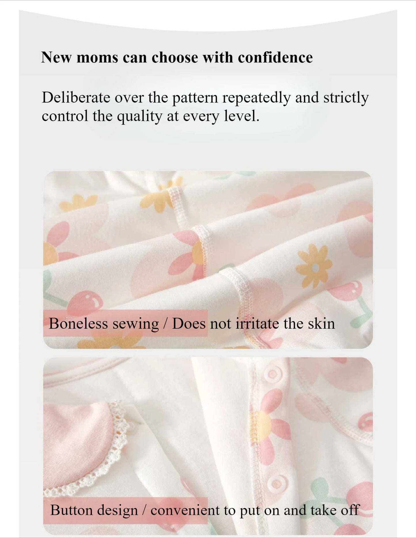 Soft Cotton Baby Romper with Peter Pan Collar – Floral, Botanical & Bear Prints (1-9M)