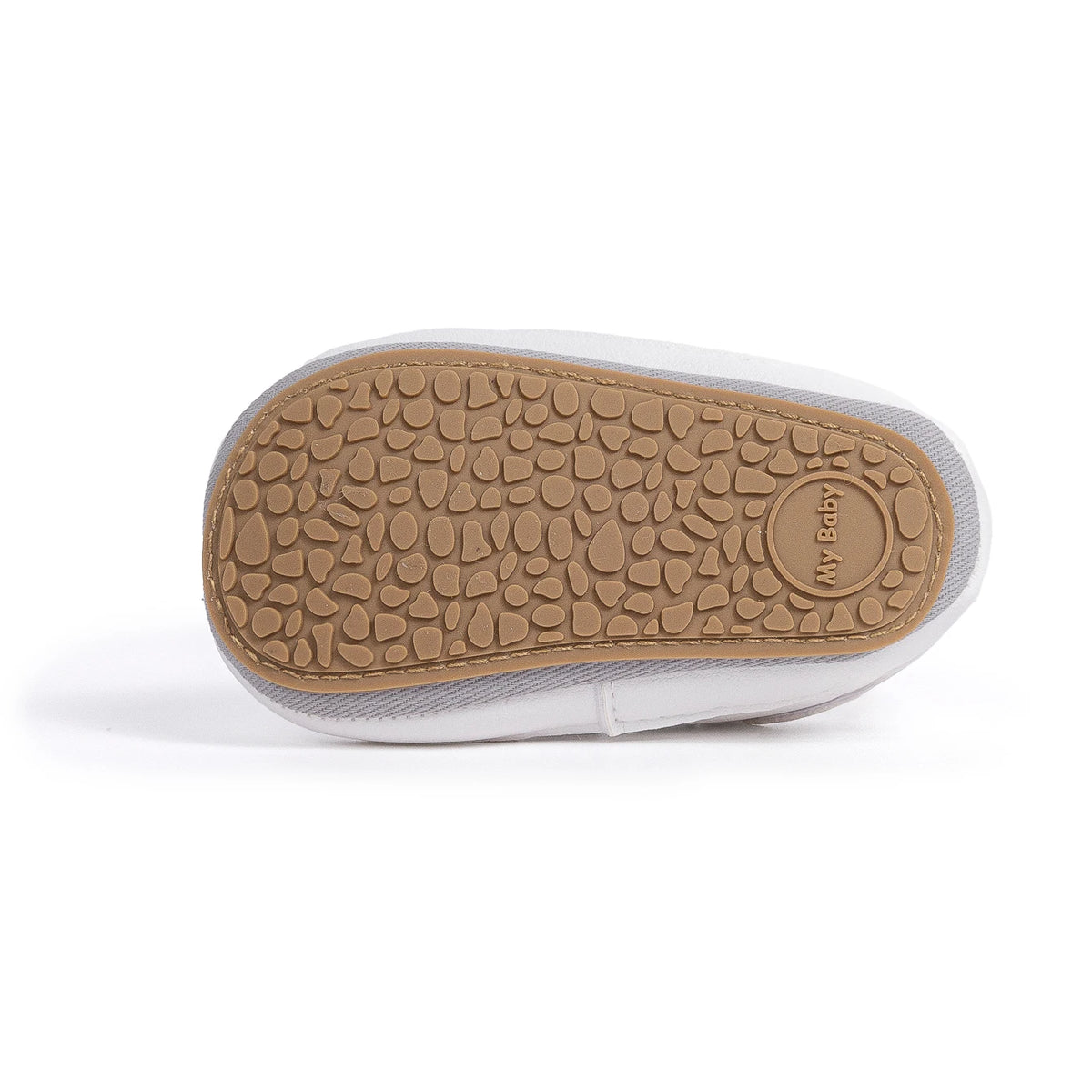 Infant White Classic Soft Sole Sneakers - First Walkers (0-18M)