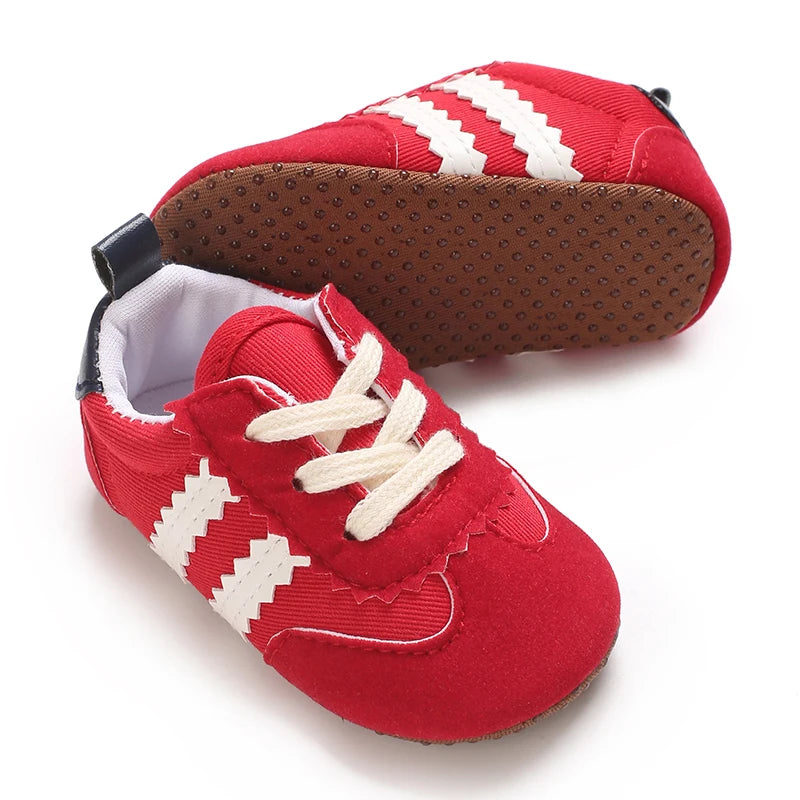 Baby Sneakers - Non-Slip Prewalker Shoes for Boys & Girls (0-18M)