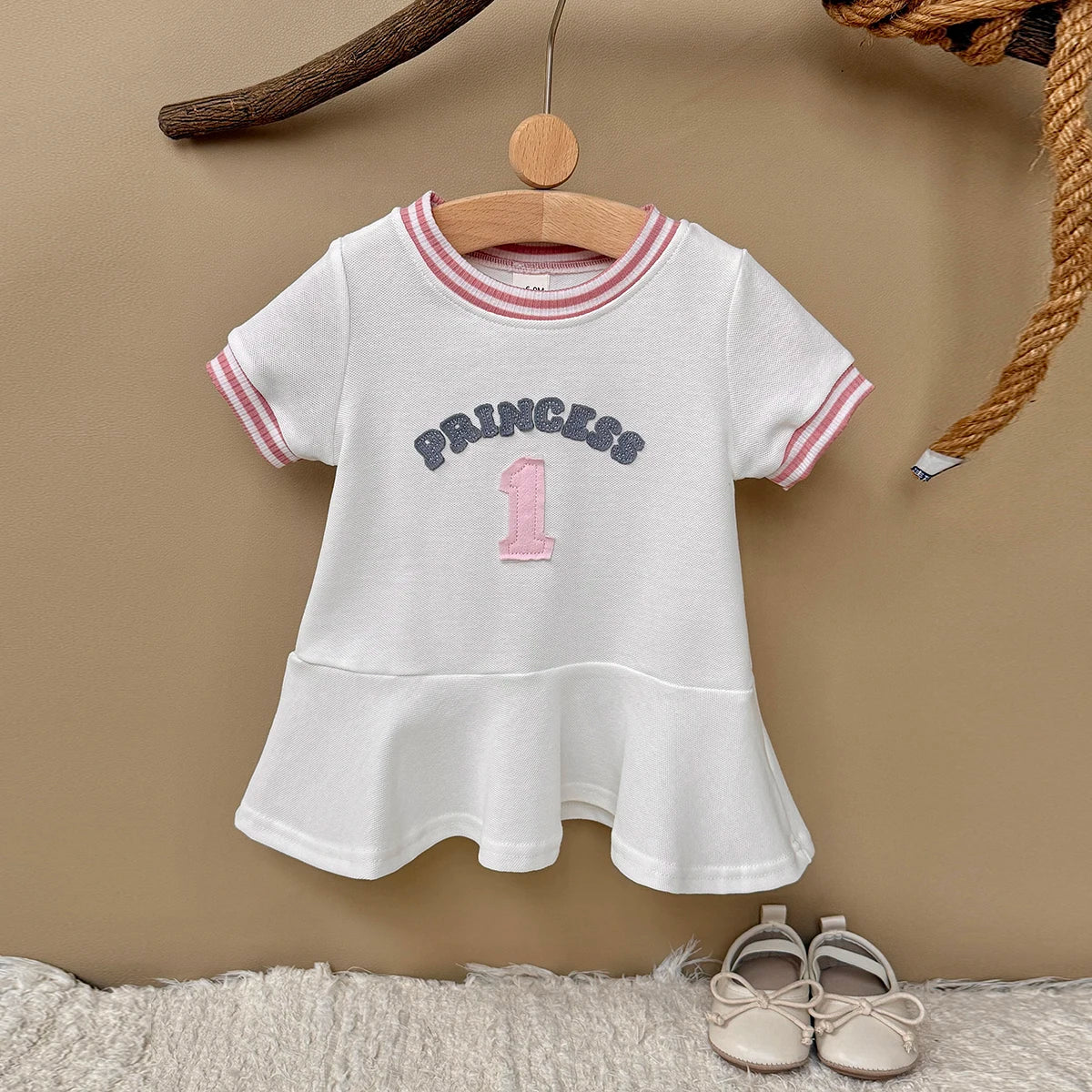 Baby & Toddler Girls Princess Birthday Dress - Casual Summer Ruffle A-Line (6M-3T)