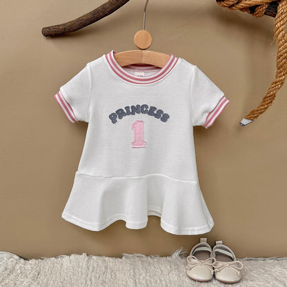 Baby & Toddler Girls Princess Birthday Dress - Casual Summer Ruffle A-Line (6M-3T)