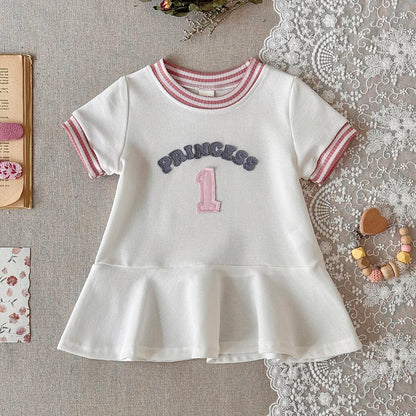 Baby & Toddler Girls Princess Birthday Dress - Casual Summer Ruffle A-Line (6M-3T)