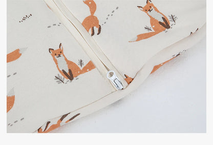 Baby Sleep Sack 1.5 TOG – Cotton Wearable Blanket Vest with Sensory Minky Dot Chest (3-24M)