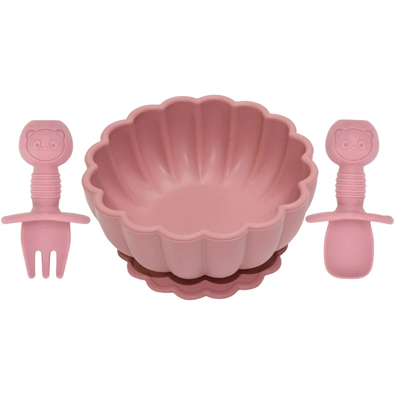 First Stage Silicone Bowl & Utensil Kit