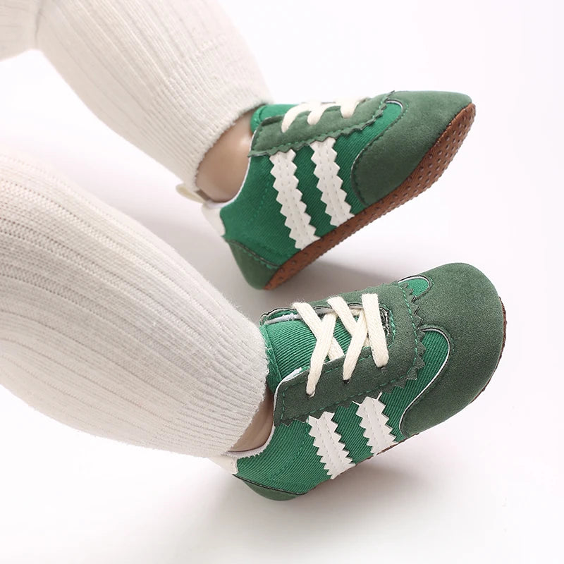 Baby Sneakers - Non-Slip Prewalker Shoes for Boys & Girls (0-18M)