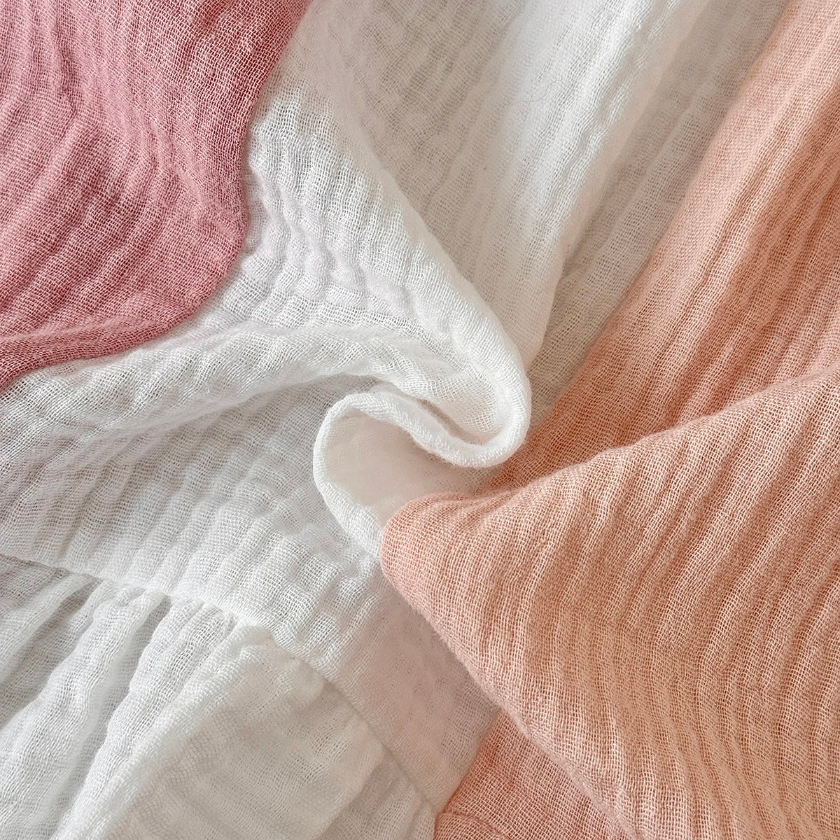 Baby & Toddler Girl 100% Cotton Muslin Tiered Sundress – Sleeveless Pastel Colorblock Boho Summer A-Line Dress (6M-3T)