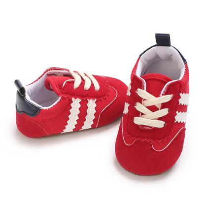 Baby Sneakers - Non-Slip Prewalker Shoes for Boys & Girls (0-18M)