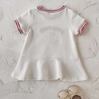 Baby & Toddler Girls Princess Birthday Dress - Casual Summer Ruffle A-Line (6M-3T)