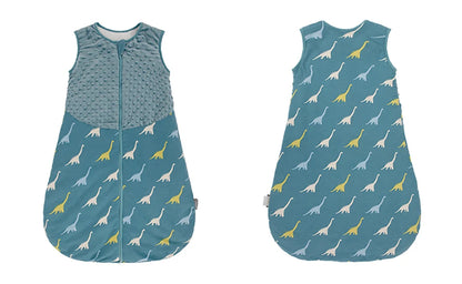 Baby Sleep Sack 1.5 TOG – Cotton Wearable Blanket Vest with Sensory Minky Dot Chest (3-24M)