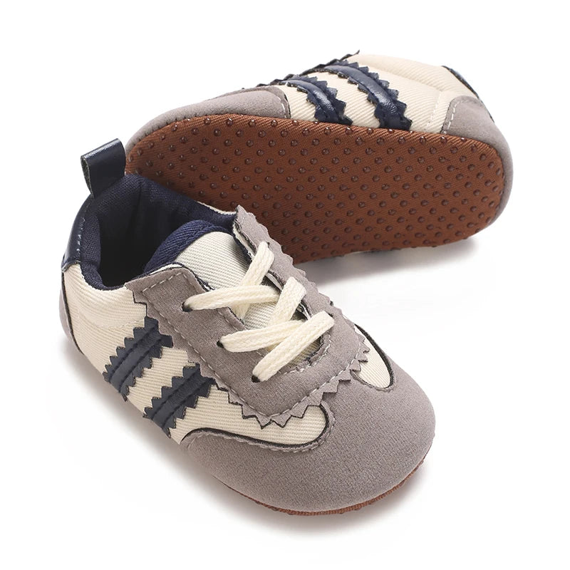 Baby Sneakers - Non-Slip Prewalker Shoes for Boys & Girls (0-18M)