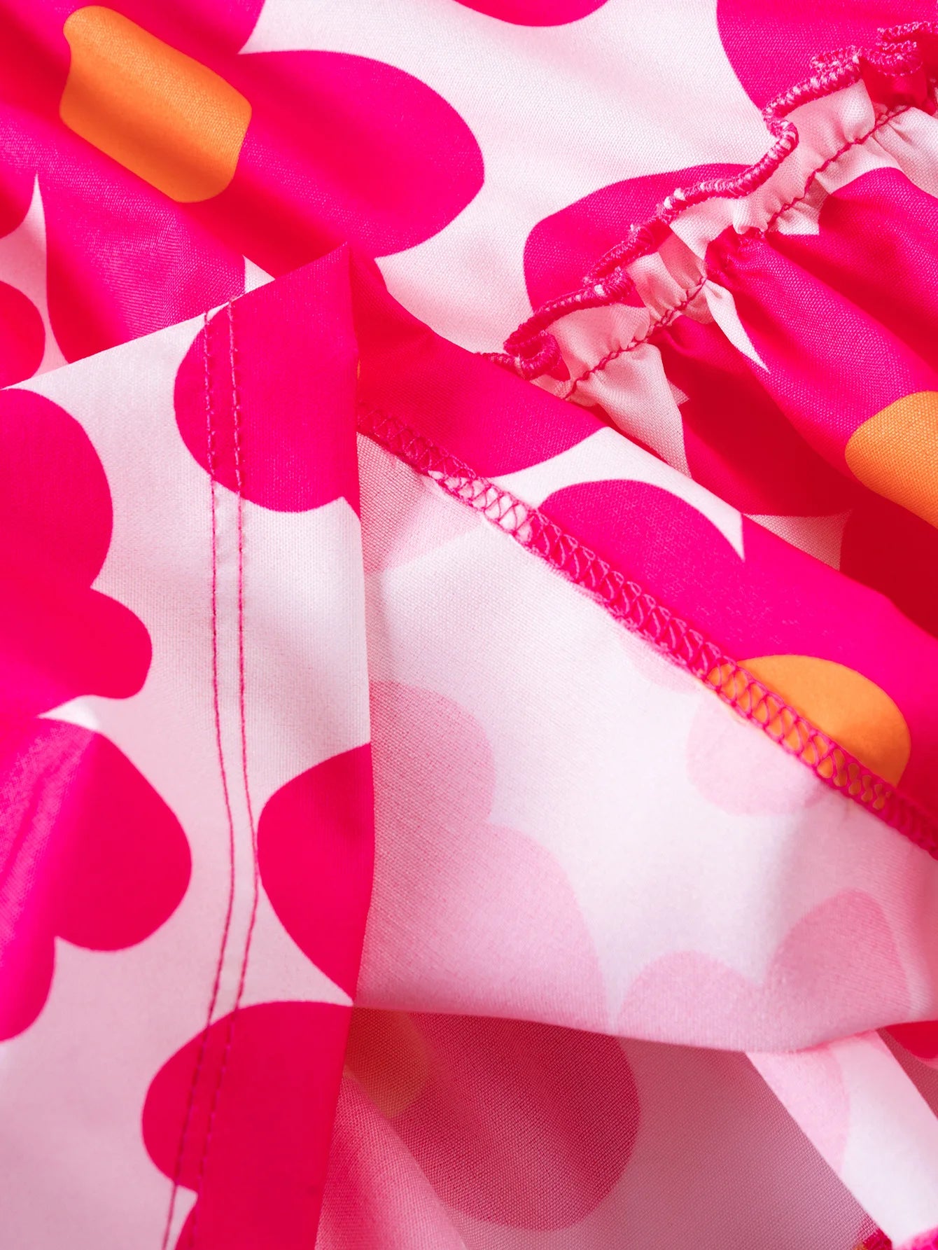 Girls Floral Summer Dress with Ruffled Sleeves & Smocked Waist (2T-6T)