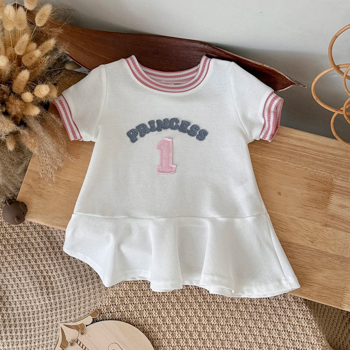 Baby & Toddler Girls Princess Birthday Dress - Casual Summer Ruffle A-Line (6M-3T)