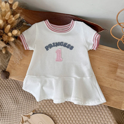 Baby & Toddler Girls Princess Birthday Dress - Casual Summer Ruffle A-Line (6M-3T)