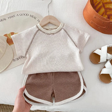 Short sleeved T-shirt Top Set