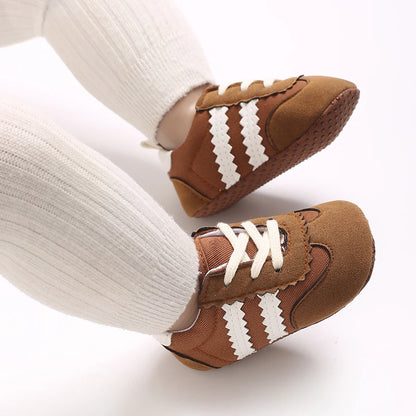 Baby Sneakers - Non-Slip Prewalker Shoes for Boys & Girls (0-18M)